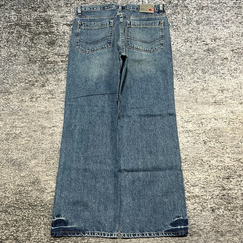 Vintage Y2K Tony Hawk Jeans Mens 34x30‎ Blue Baggy Wide Leg Skater Grunge